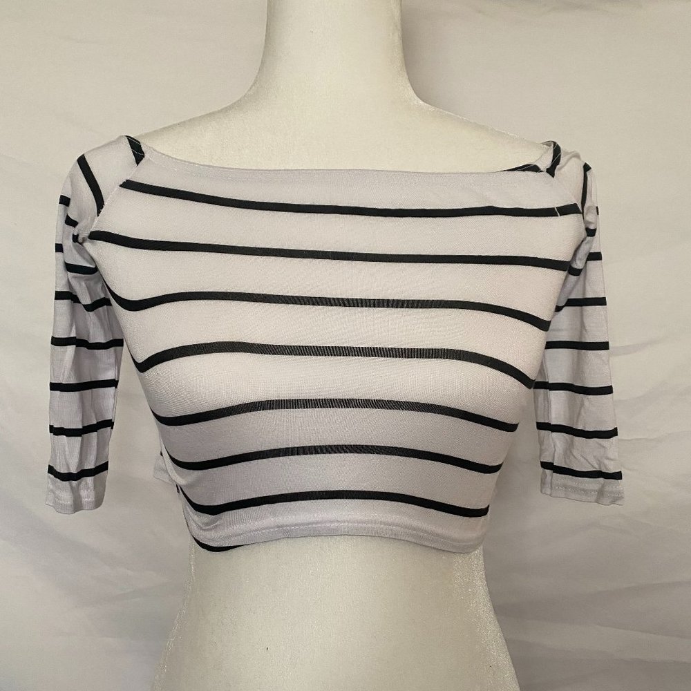 Nasty Gal Collection - Striped crop top